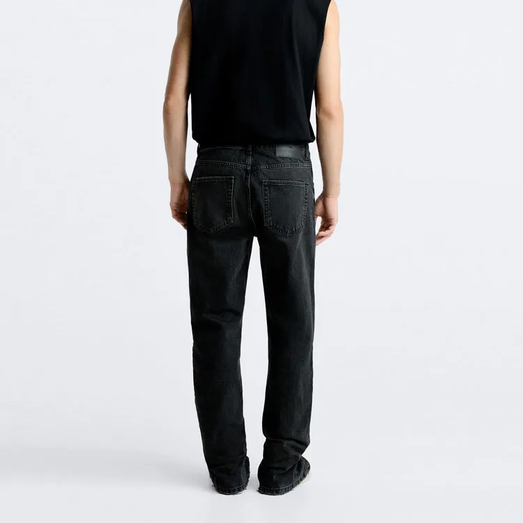 ZARA Jeans Men Dark Gray-2