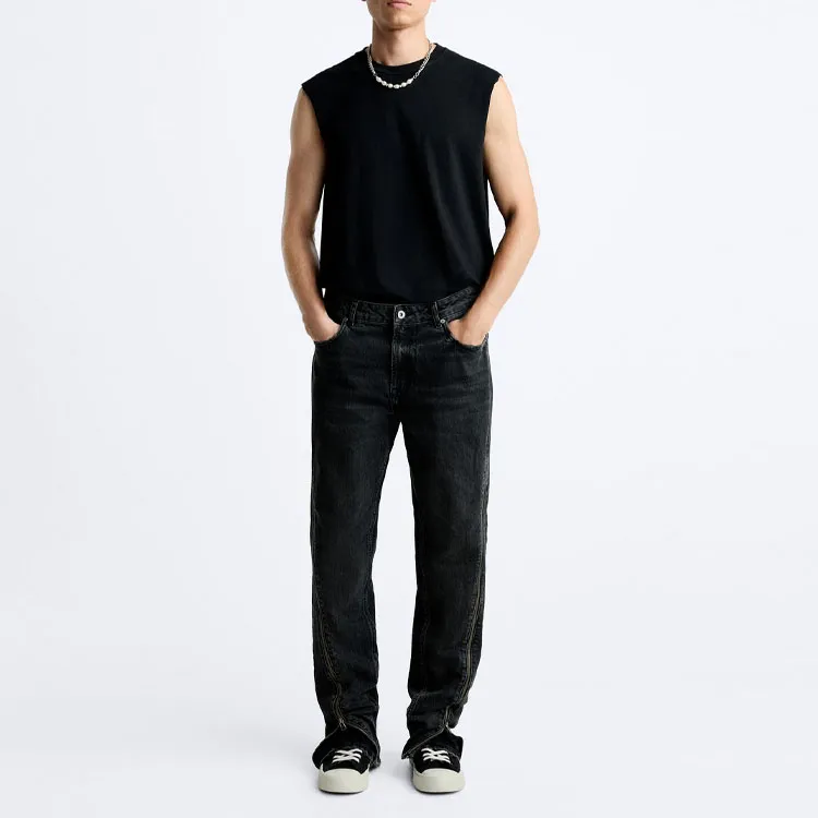 ZARA Jeans Men Dark Gray-1
