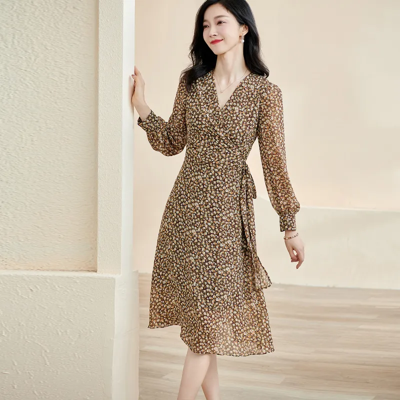MISSSHINE Long Sleeved Dresses Women's-3