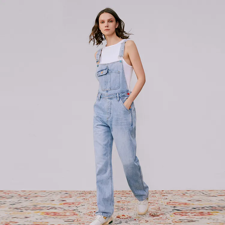 Hey Joanie Logo print Dungarees-3