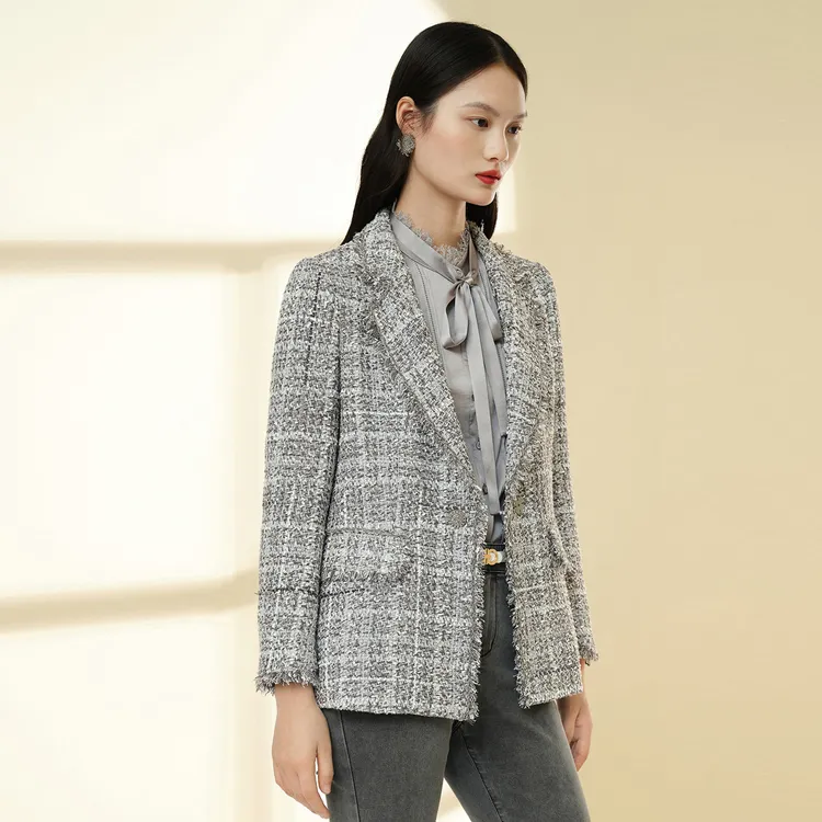 JZ. ANNAKRO Business Suit Women's Slate Silver Gray-3