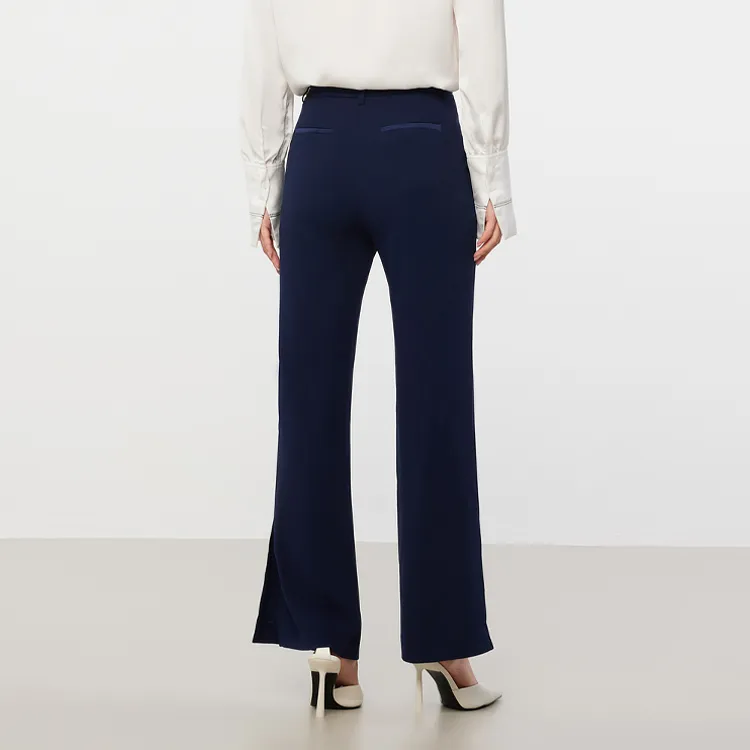JZ. ANNAKRO Casual Pants Women's Dark Blue-1