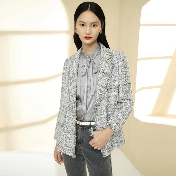 JZ. ANNAKRO Business Suit Women's Slate Silver Gray-2