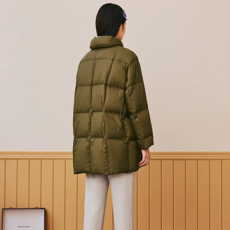 PSALTER Down Jacket Women's Olive Green-1