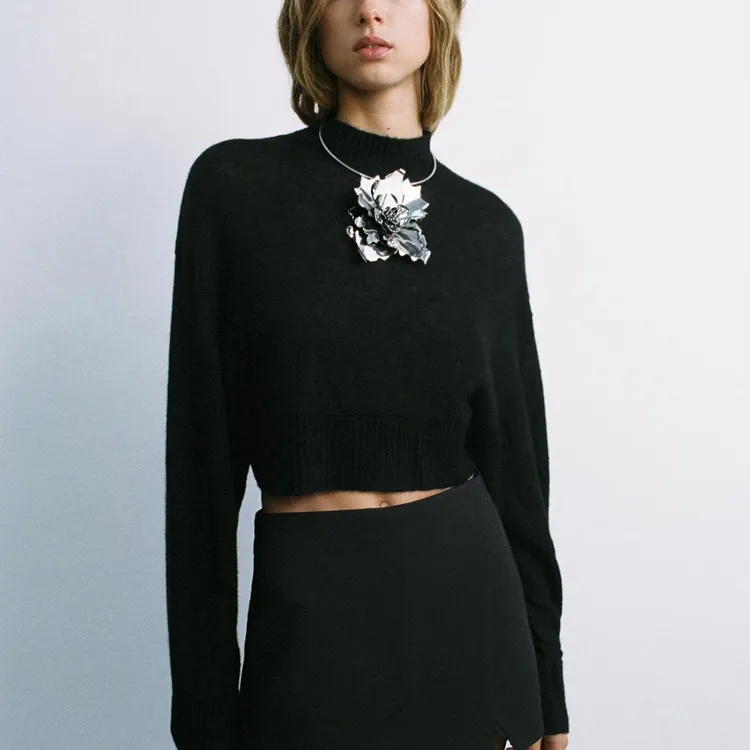 ZARA Sweaters Women's Black-3