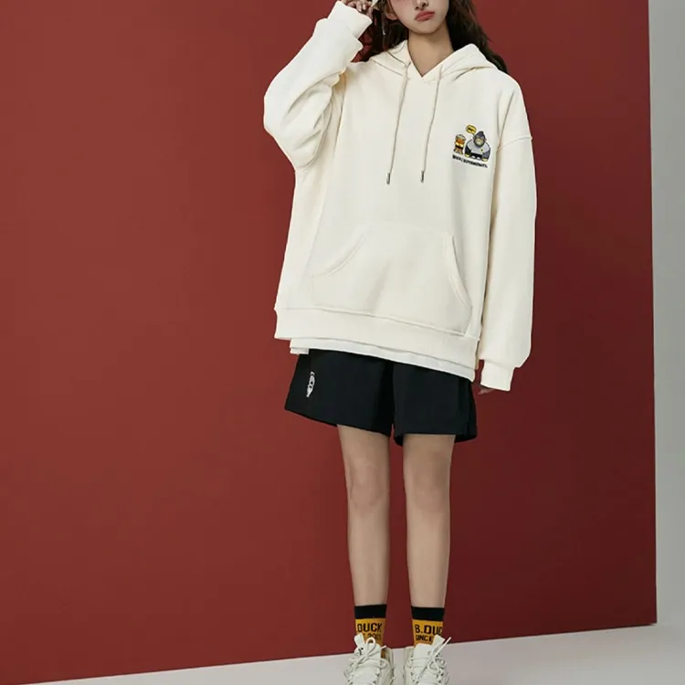 B.Duck Sweatshirts Women's Ecru Fleece Lined-1