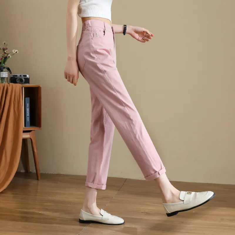 TERRE BLEUE Casual Pants Women's Pink-3