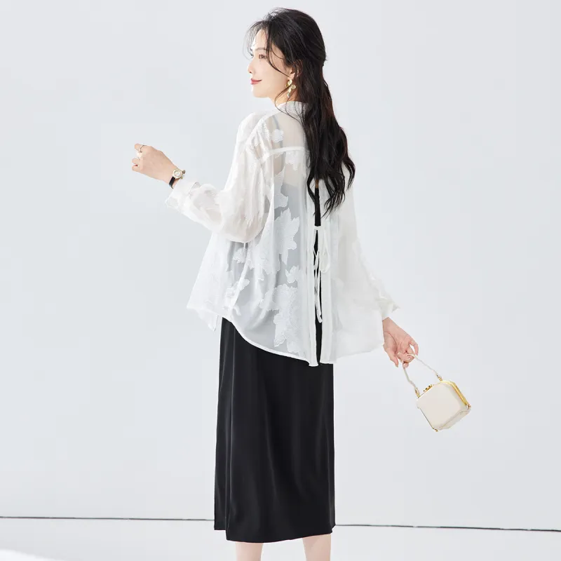 TERRE BLEUE Skirt Set Women's White-3