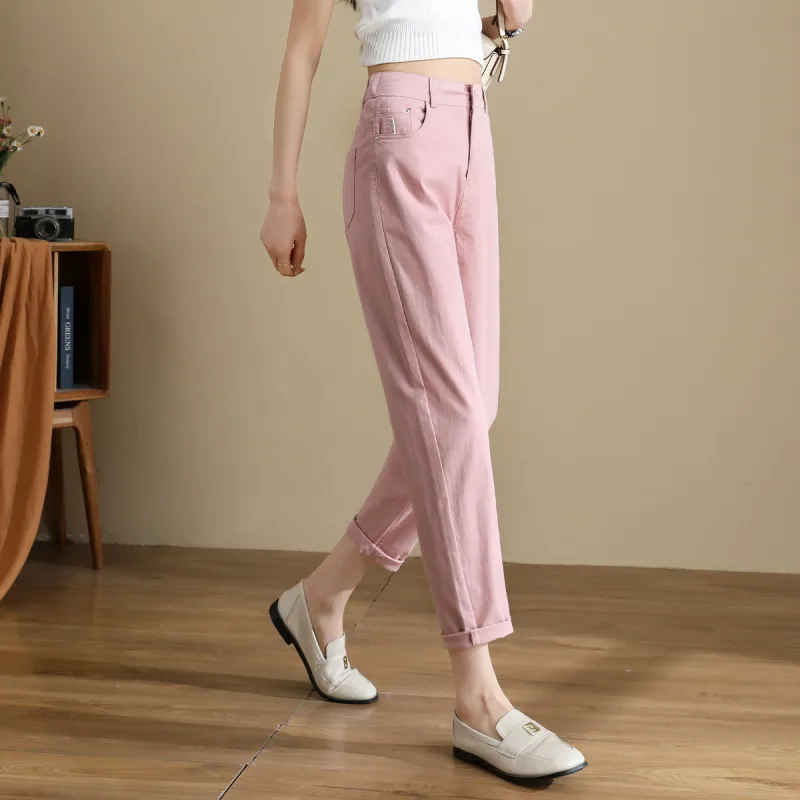 TERRE BLEUE Casual Pants Women's Pink-2