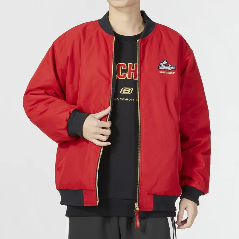 Skechers Jackets Men 00R3/Bright Red-4