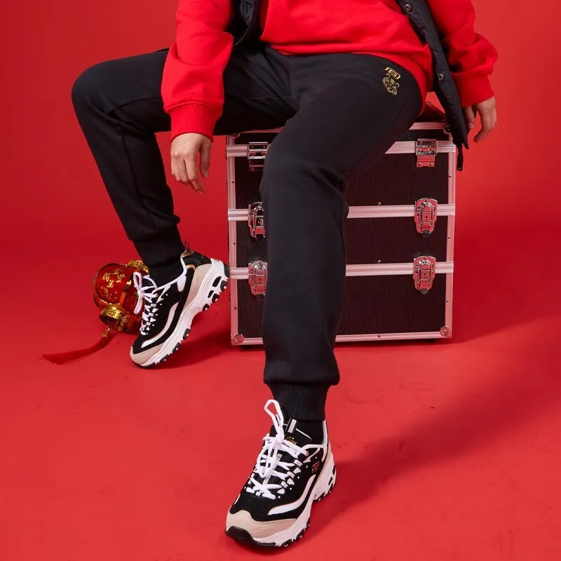 Skechers New Year Knitted Sweatpants Men 0018/Carbon Black-4