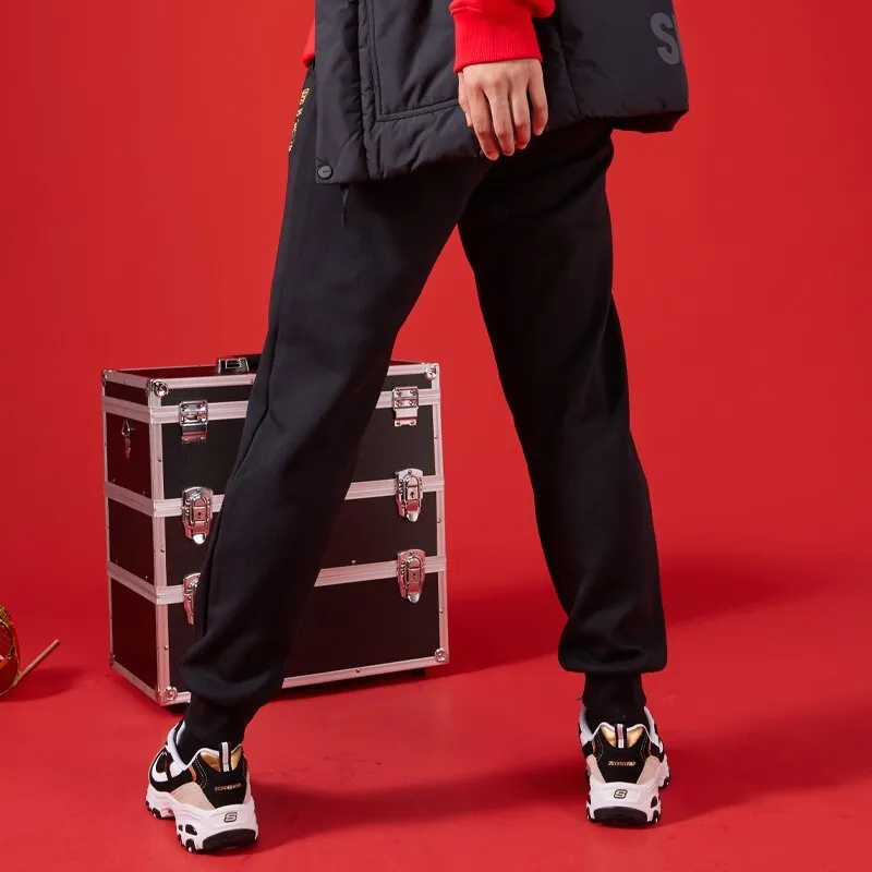 Skechers New Year Knitted Sweatpants Men 0018/Carbon Black-2