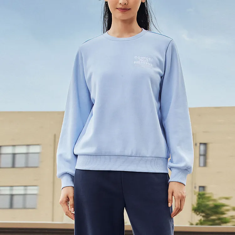 Skechers Sweatshirts Women's Moon White Blue-2