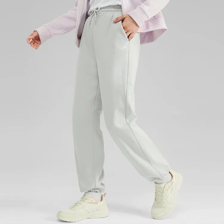 Skechers Knitted Sweatpants Women's Light Gray-2