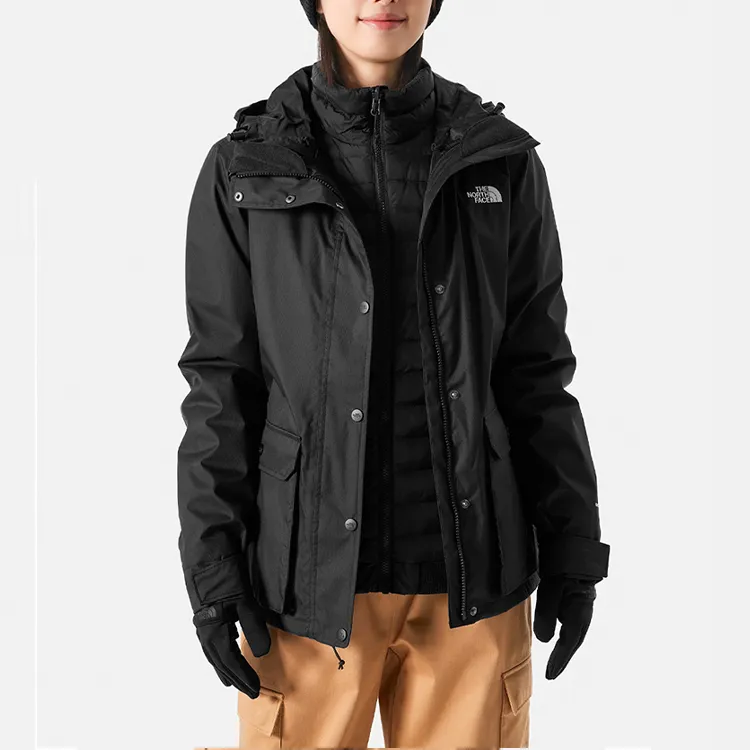 THE NORTH FACE City Outdoor Collection Waterproof And Windproof Windbreaker Jacket Women's Black-1