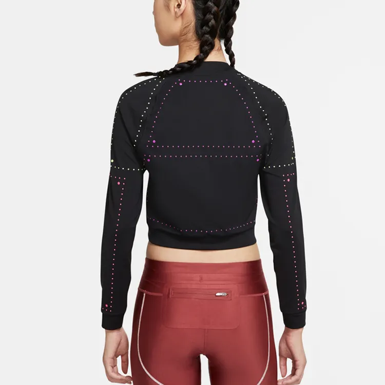 Nike Sweatshirts Women's Black/Clear Transparent-2