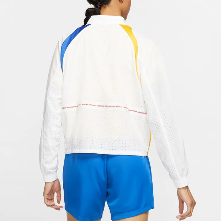 Nike Jackets Women's White/White/University Gold/University Red-2