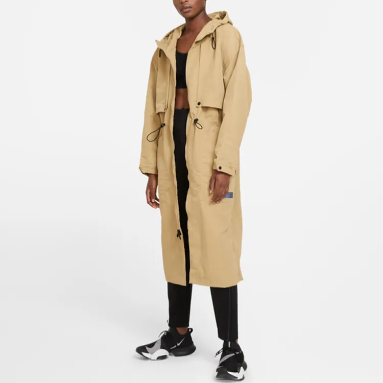 Nike Jackets Women's Apricot Tea Brown/Black-1