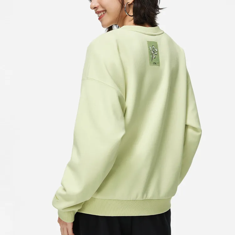 LiNing Sports Life Collection Sweatshirt Women's Jade Porcelain Green-2