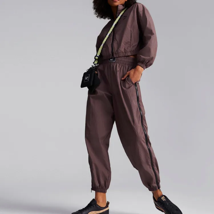 PUMA TEAMRISE Jackets Women's Coffee Purple-2