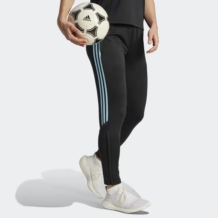 Adidas Knitted Sweatpants Women's Black/Paradise Blue-3