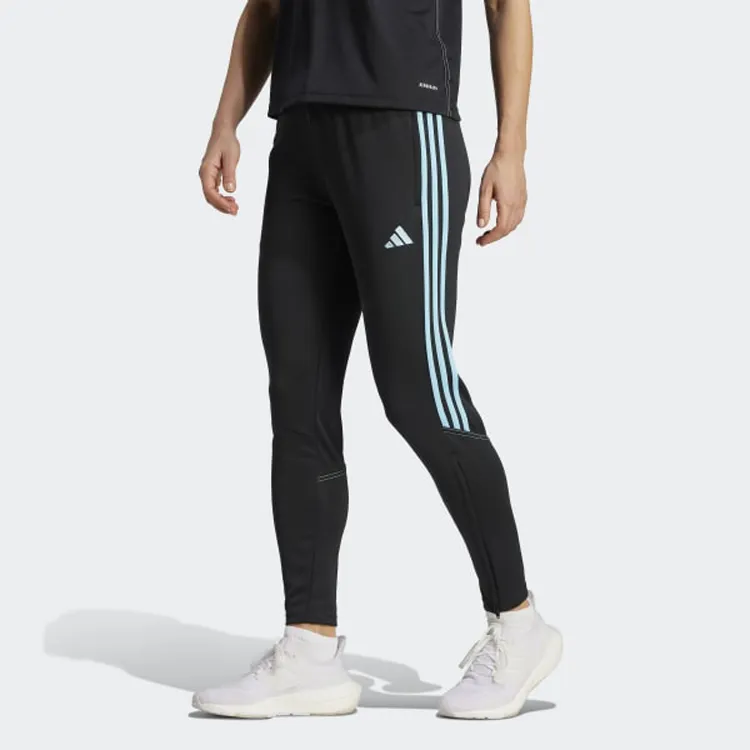 Adidas Knitted Sweatpants Women's Black/Paradise Blue-1