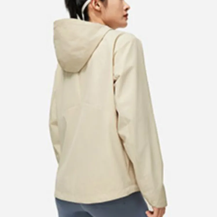 LiNing Fitness Series Trench Coat Women's Sand Gravel Gray-3