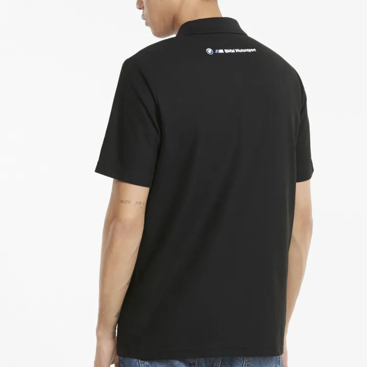 PUMA x BMW BMW M Motorsport Collaboration Motorsport Polo Polo Shirt Men's Black-4