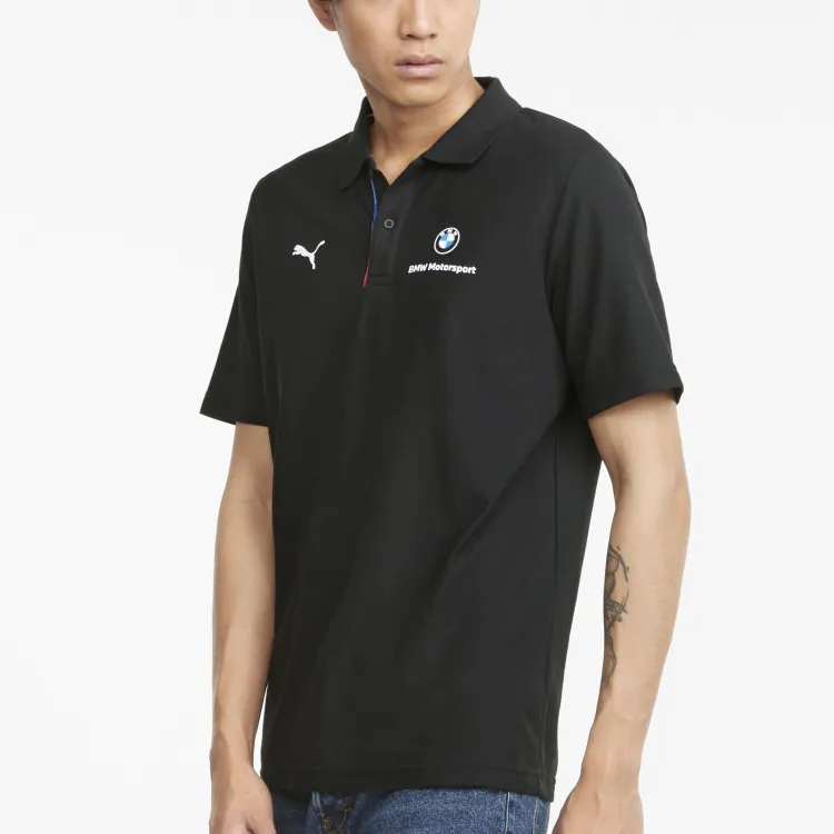 PUMA x BMW BMW M Motorsport Collaboration Motorsport Polo Polo Shirt Men's Black-2
