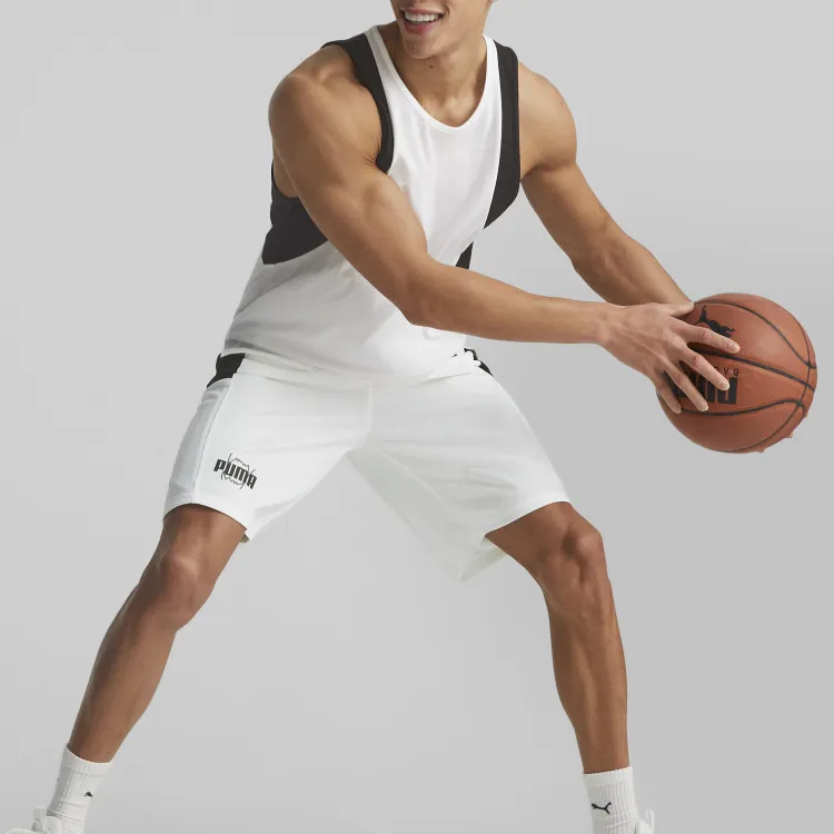 PUMA The Excellence Tank Basketball Jerseys Men's White-3