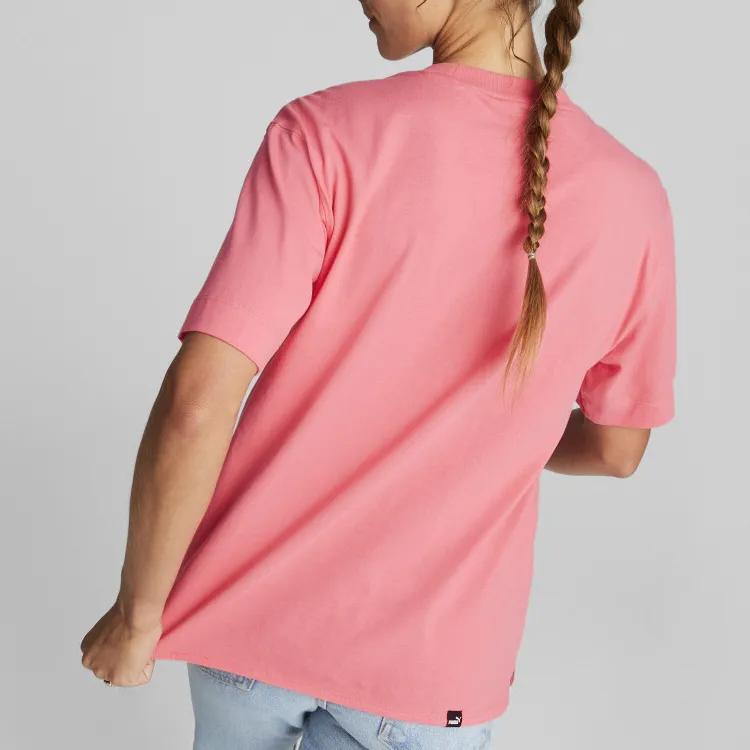 PUMA Dealer Tailored Golf Drop Shoulder Sleeve T-Shirt Women's Pink-3