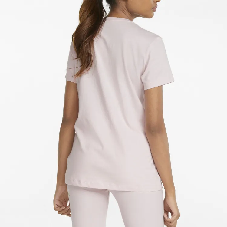 PUMA HER FLORAL VIBES Graphic Tee T-Shirt Women's Pink-3