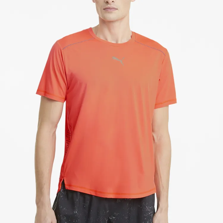 PUMA EVOSTRIPE RUN COOLadapt SS TEE T Shirt Men's Orange-2