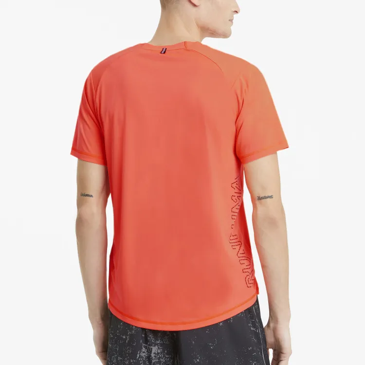 PUMA EVOSTRIPE RUN COOLadapt SS TEE T Shirt Men's Orange-3