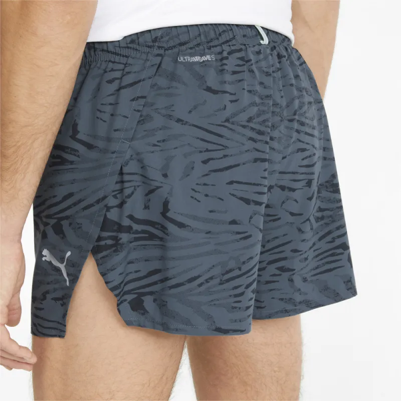PUMA RUN Ultraweave S 3 Split Shorts Casual Shorts Men's Blue-4