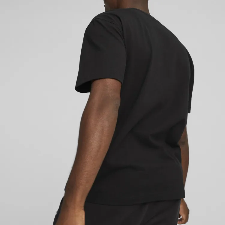 PUMA DOWNTOWN DOWNTOWN Logo Tee T-Shirt Men's Black-4