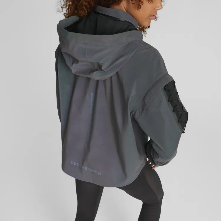 PUMA KOCHÉ Reflective Windbreaker Jacket Women's Black-3