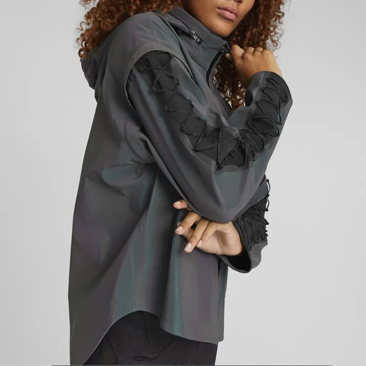 PUMA KOCHÉ Reflective Windbreaker Jacket Women's Black-2