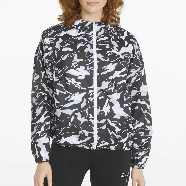 PUMA AOP Modern Sports AOP Windbreaker Jacket Women's Black-2