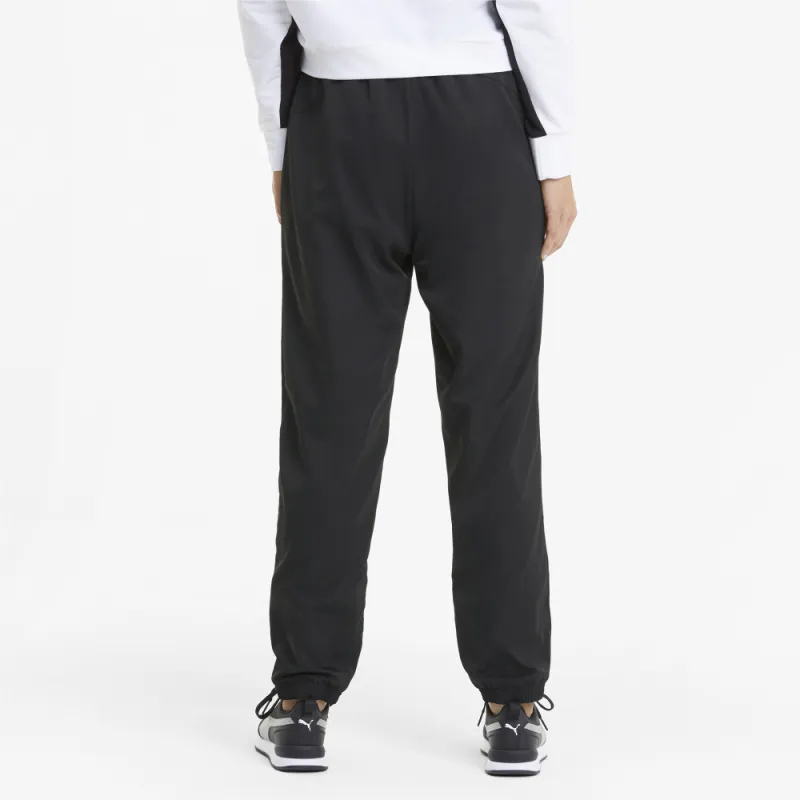 PUMA Active Woven Pants Knitted Sweatpants Women's Black-3