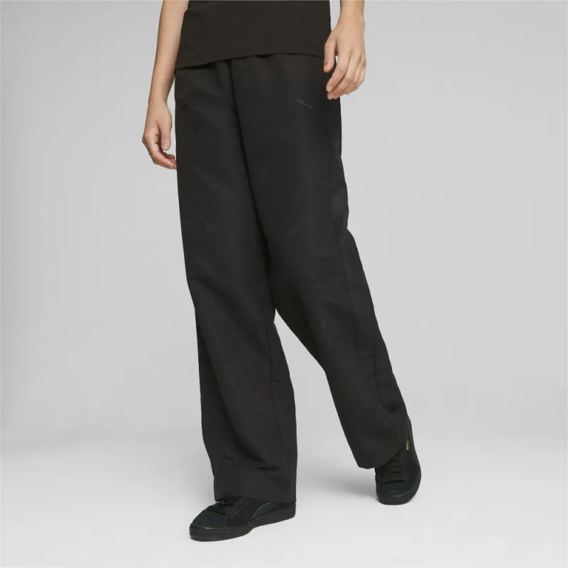 PUMA T7 PAISLEYLUXE Track Pants Knitted Sweatpants Men's Black-2
