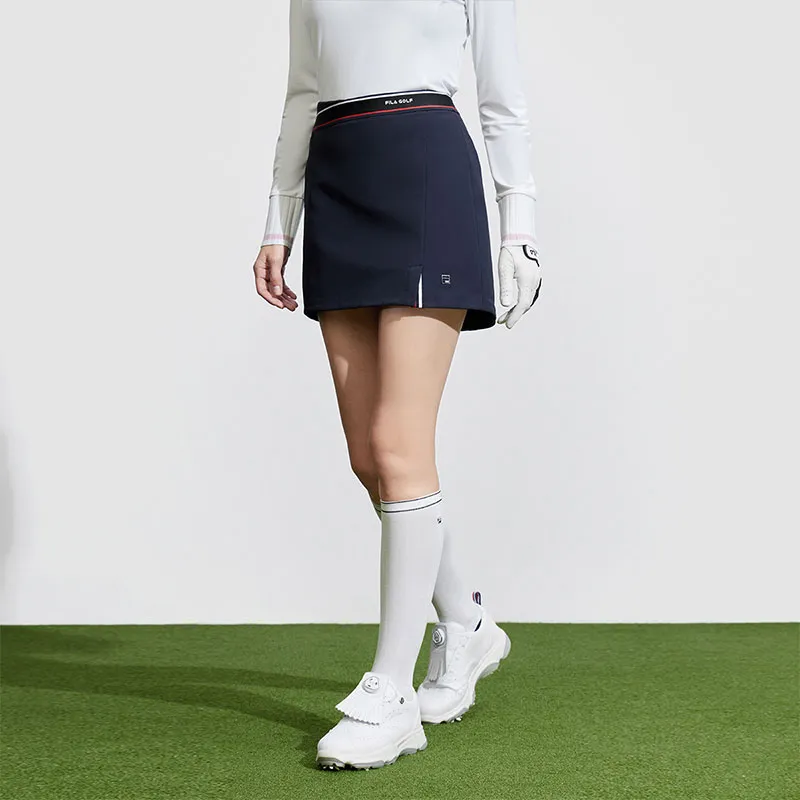 FILA Golf Series Casual Short Skirts Women's Legend Blue-4