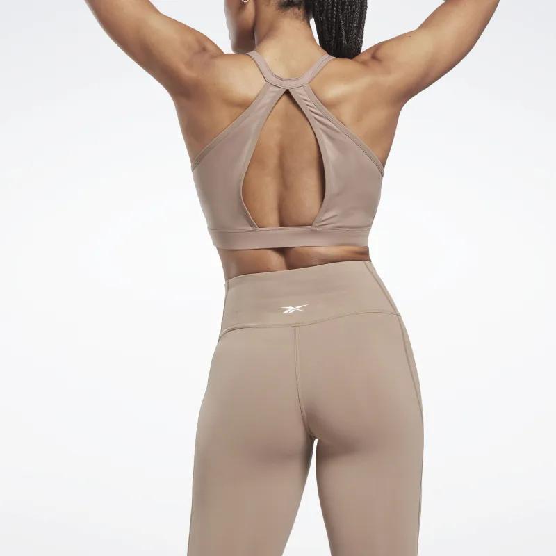 Reebok YOGA LONG LINE Sports Underwear Women's Coffee-1