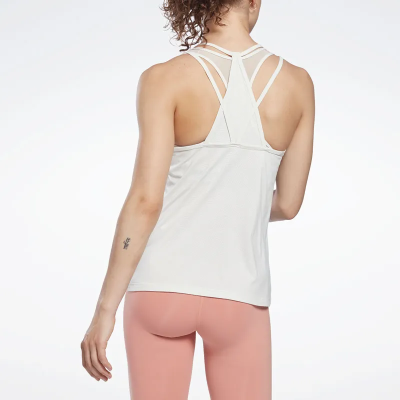 Reebok TRAINING SUPPLY AC ATHLETIC Sport Vests Women's White-2