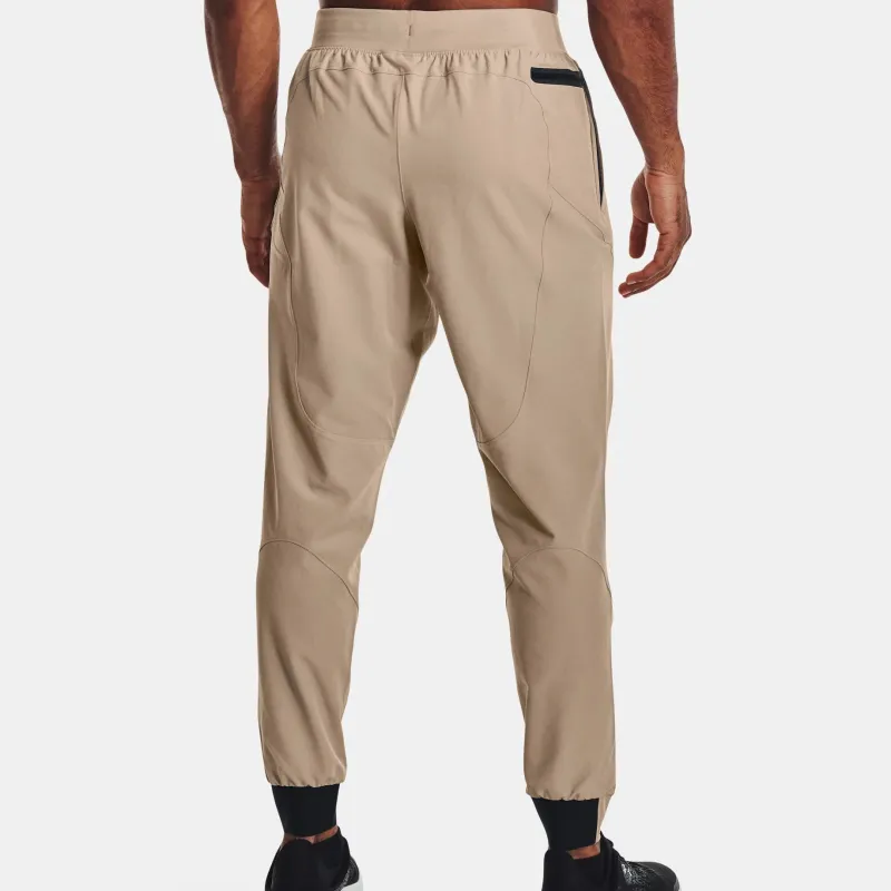 Under Armour UA Unstoppable Knitted Sports Pants Men's Brown-3