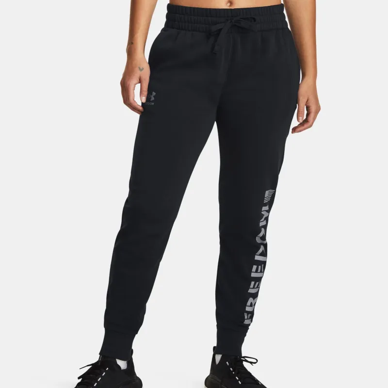Under Armour UA Freedom Rival Knitted Sports Pants Women's Black-2