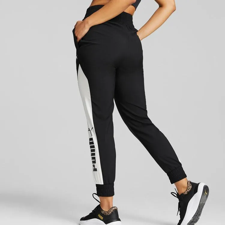 PUMA Knitted Sweatpants Women's Black-3