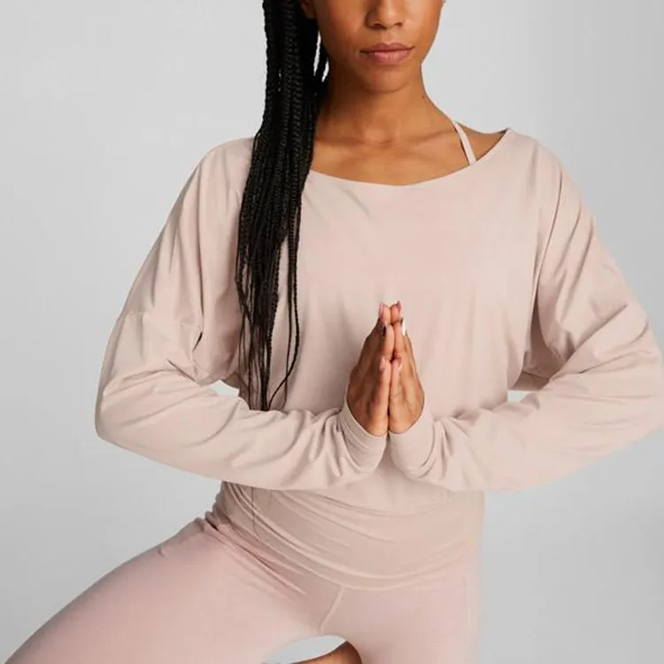 PUMA STUDIO Yoga Crop Top Women's Khaki-2