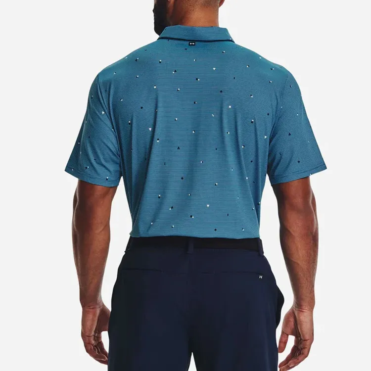 Under Armour Iso Chill Verge Polo Shirt Men's Peacock Blue-4