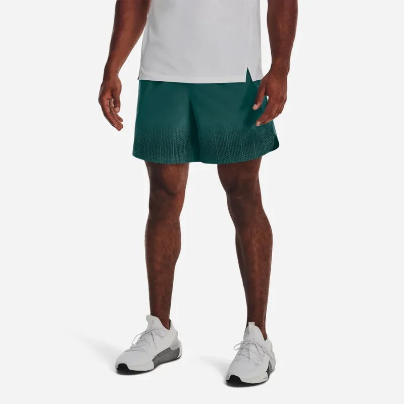 Under Armour Armorprint Peak Sports Shorts Men's Green-3